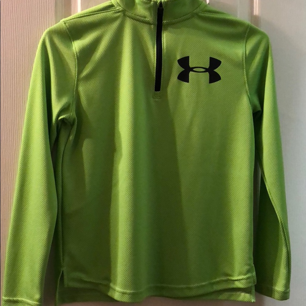 Under Armour Green Windbreaker Youth Size 10 Boys